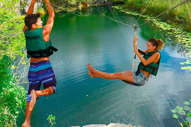 Sacred Adventure at Xenotes! 4 Different Cenotes + Round Transportation - Cenote Visits