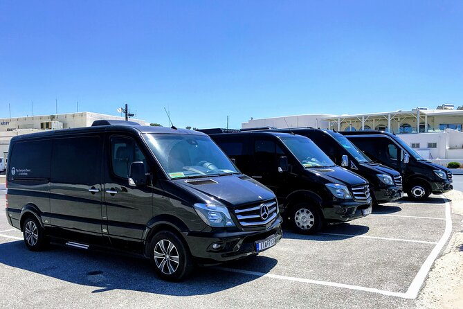 Santorini Driver for Hire Private Transfer - Air-conditioned Vehicles and Comfortable Rides