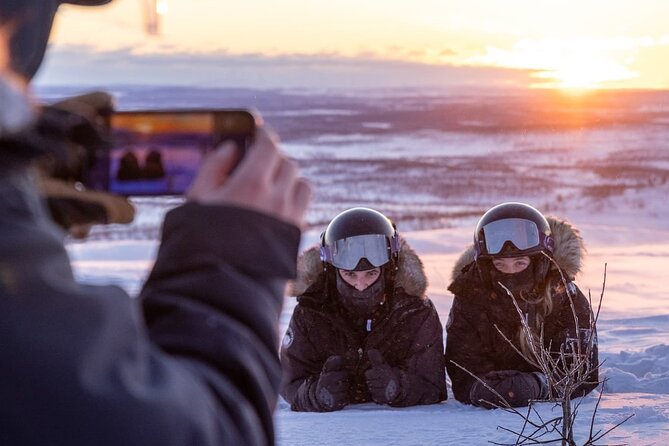 Snowmobile Safari to Lapland Viewpoint & Visit Reindeer - Snowmobile Adventure