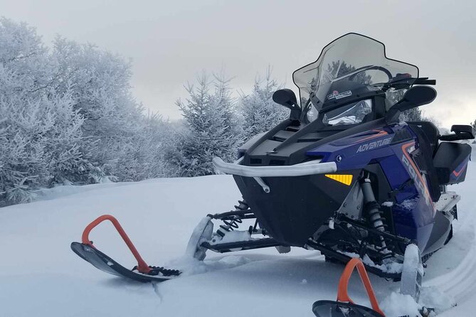 Snowmobiling Activity Rides of 1 Hour 30 - Duration and Location Details