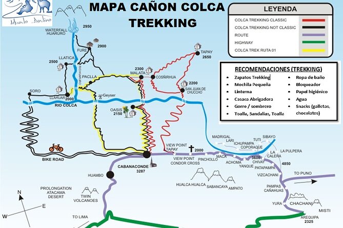 Trekking 2 Days to the Colca Canyon - Highlights and Attractions