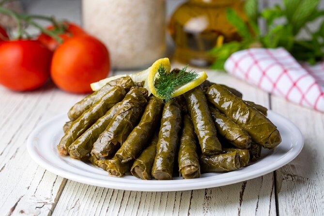 Variety of Greek Meze With Maria - Traditional Greek Fava With Mackerel