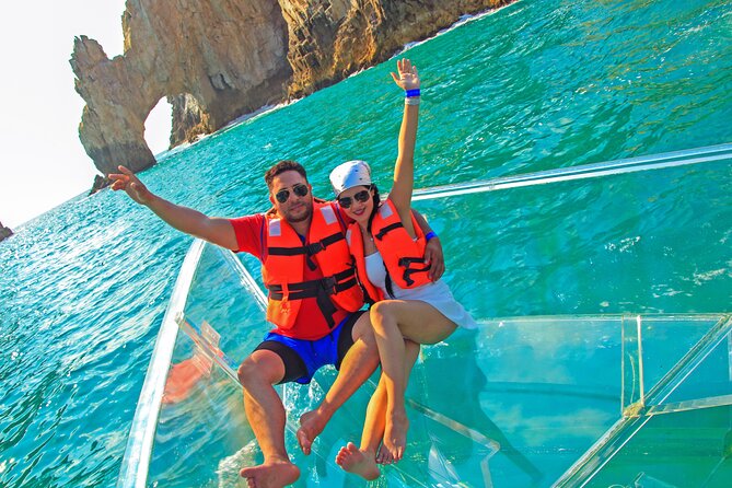 1 Hour Private Navigation in Transparent Boat Arco De Los Cabos - Boat Specifications
