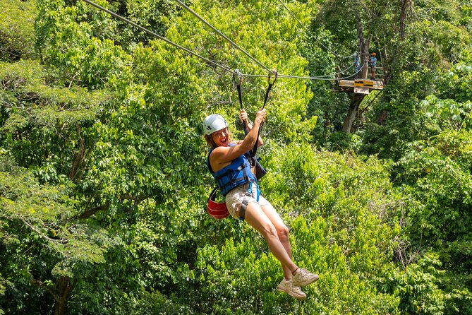 7 Waterfalls & 5 Zip Lines Shore Excursion Amber Cove & Taino Bay - Enjoying Dominican Cuisine