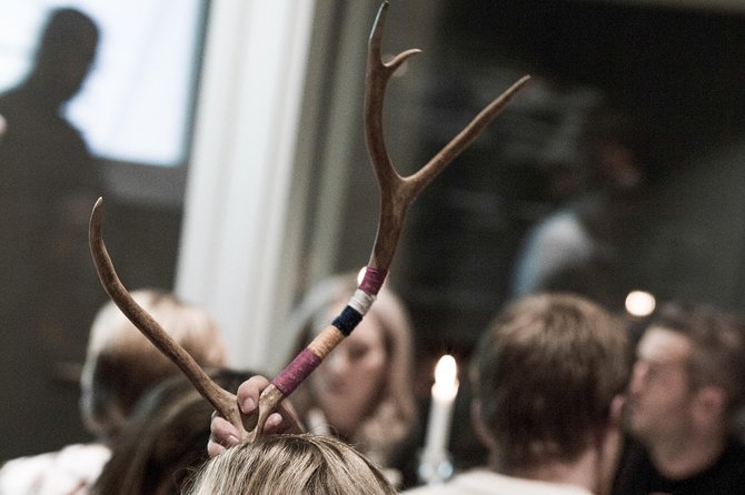 Antler of Art - Enjoying Local Refreshments