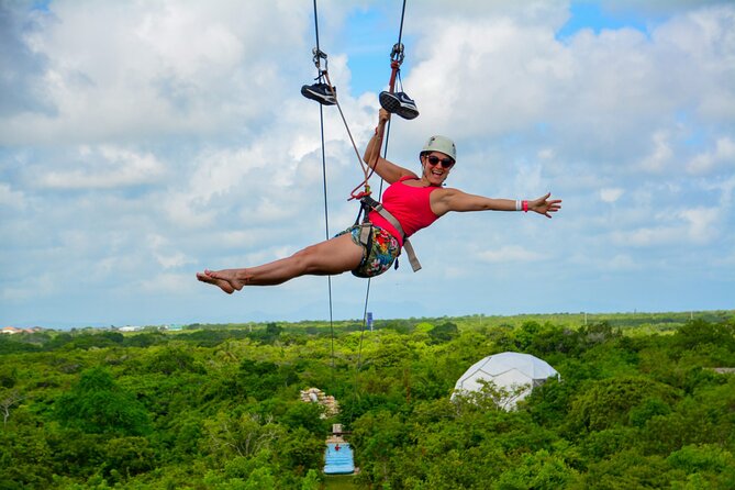 Bavaro Extreme Zipline Splash & Waterfall Pool Combo Experience - Typical Dominican Lunch