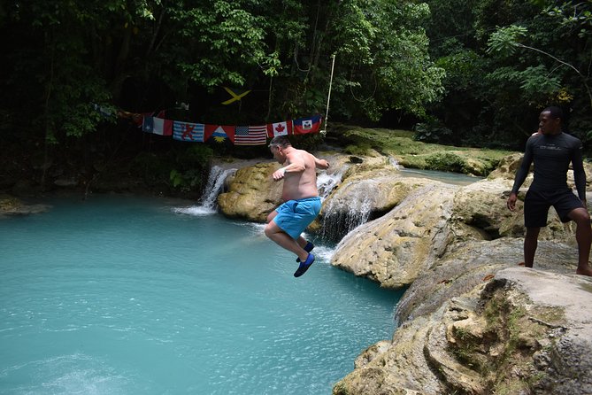 Blue Hole and Secret Falls Day Trip Plus Shopping From Falmouth - Ideal for Families and Kids