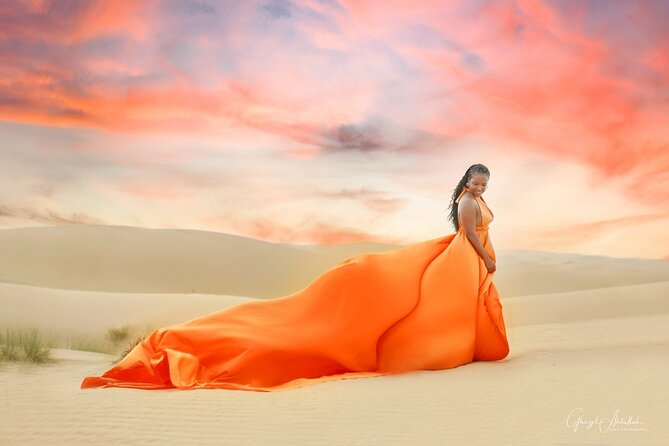 Flying Dress Photoshoot Dubai Individual or Couple Session 2HOURS - Choosing the Right Time