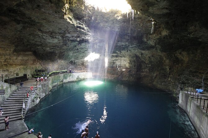 From Valladolid: Rio Lagartos + Coloradas + Ek Balam + Cenote (Transport) - Highlights of the Tour