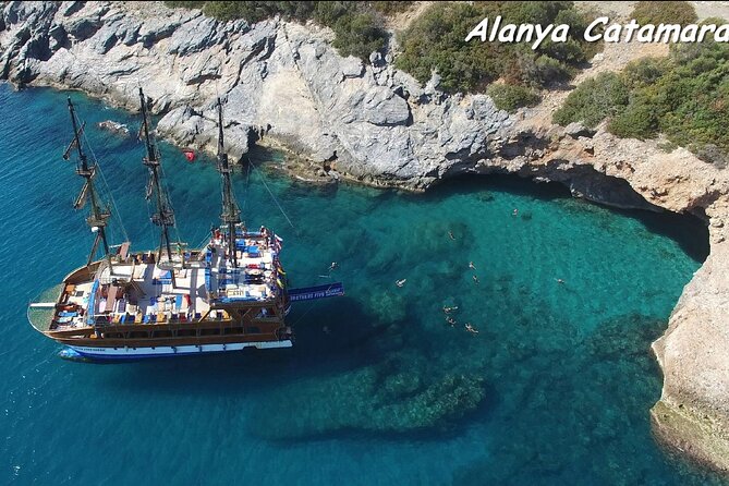 Full-Day Catamaran Boat Trip From Alanya - Highlights of the Cruise