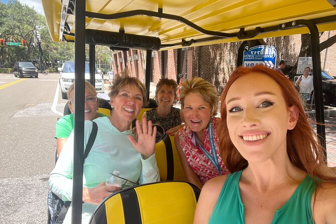 Guided Tampa Sightseeing Tour in New Street Legal Golf Cart - University Campus Highlights