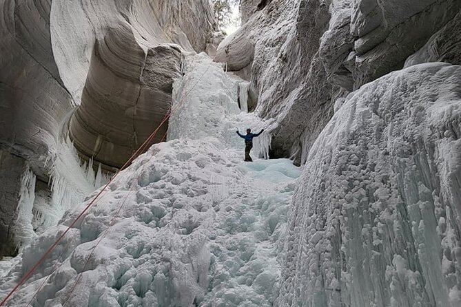 Jasper Ice Climbing Experience - Frozen Waterfall Climbing