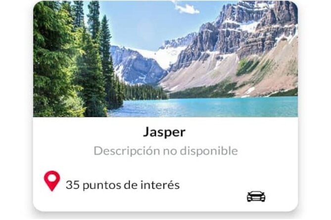 Jasper Self-Guided Routes APP With Audio Guide - Using the Jasper Self-Guided App