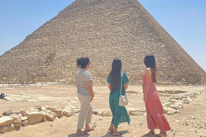 Luxury Private Tour Giza Pyramids Sphinx Camel Rid and Lunch - Exploring the Pyramids