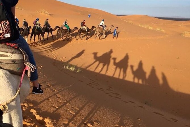 Merzouga Desert Overnight in Camp Camel Trip Sunset - Sunrise and Sunset in the Dunes