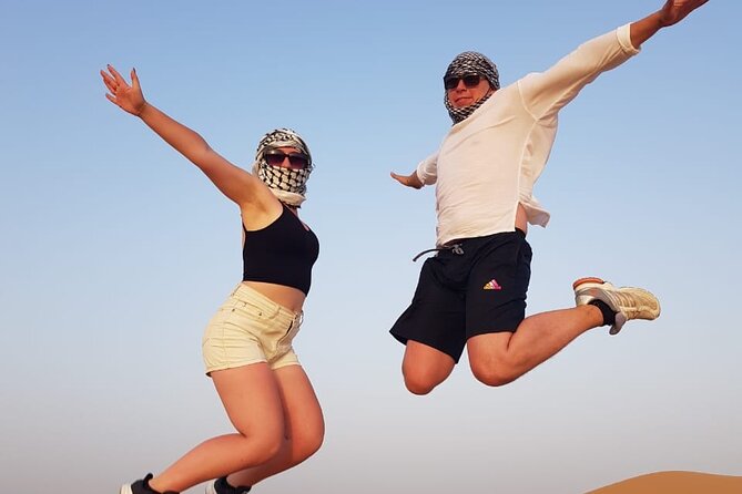 Morning Thrilling Dune Bashing , Send Boarding & Camel Ride - Sand Boarding Adventure