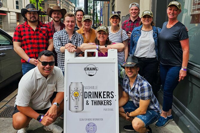 Nashville Drinkers & Thinkers Pub Crawl - Engaging Tour Guide Experience