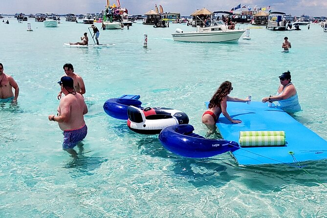 Private Captained Pontoon to Crab Island in Destin 3-6 Hrs. - What to Bring