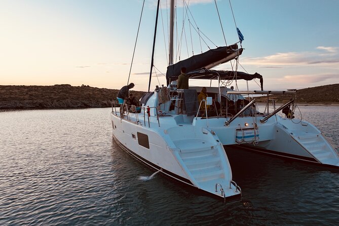 Private Mykonos Catamaran Day Cruise With Meals & Water Toys - Water Activities and Gear