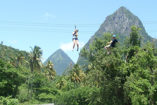 Soufriere Catamaran Excursion With Zip Lining From Castries - Catamaran Cruise and Snorkeling