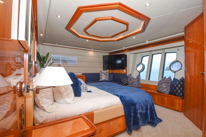 St. Thomas/St. John Private 90 Yacht Charter: JetSki, Snorkel, Paddle Board - Transportation and Group Size