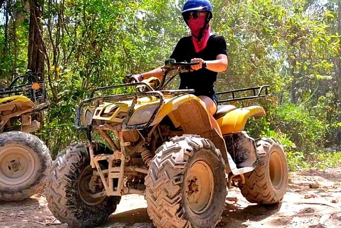 Tulum Pyramids + ATV + 3 Ziplines + Rappel + Cenote + Lunch - ATV, Ziplines, and Cenote