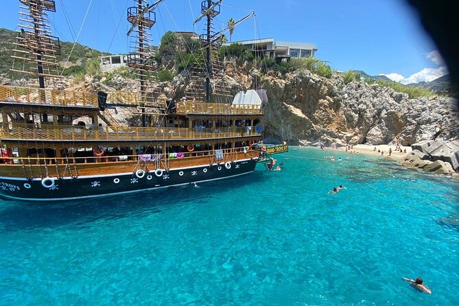 Alanya Grand Pirate Boat Tour With Lunch, Soft Drinks & Transfer - Transportation Details