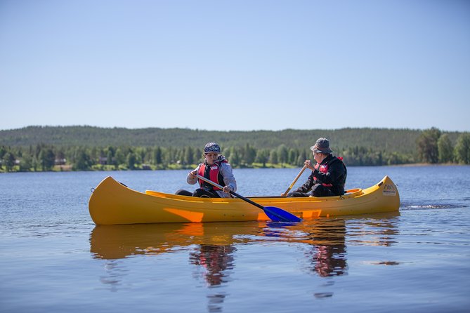 Authentic Reindeer Farm and Canoe Experience From Rovaniemi. - Canoeing on the River