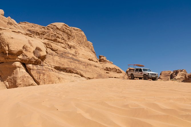 Best of Wadi Rum | Full Day Jeep Tour + Overnight in Bedouin Camp | Pack All-In - Journey Through a Private Vehicle Tour