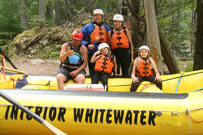 Clearwater, British Columbia Kids Rafting 1/2 Day - Meeting and Departure Details