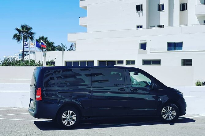 Cyprus Larnaca Airport Private Transfers to Protaras 1-8 Passengers - Confirmation and Booking