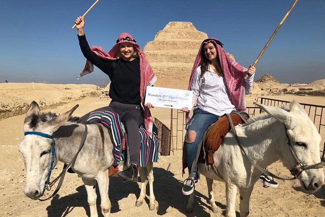 Day Tour To Giza Pyramids, Great Sphinx, Saqqara Pyramids & Memphis Capital - Flexible Booking and Cancellation Policy