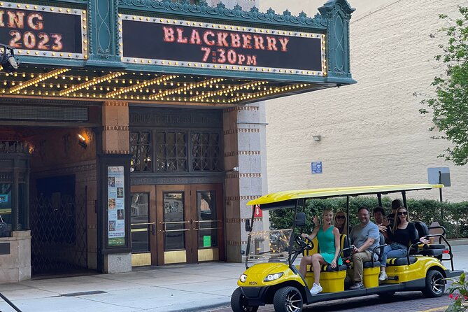 Guided Tampa Sightseeing Tour in New Street Legal Golf Cart - Riverfront Sights and Landmarks