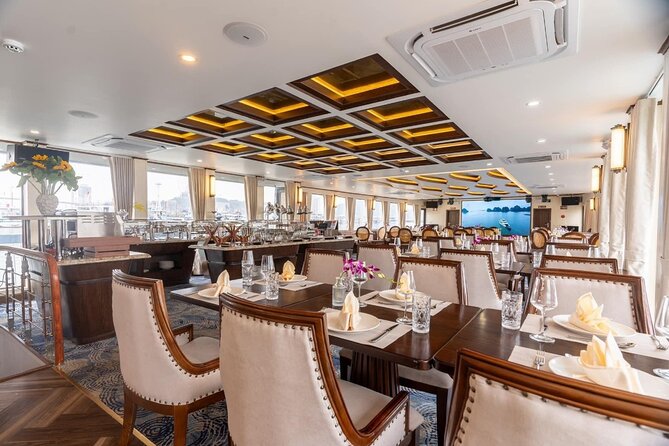 Ha Long Symphony Cruise Luxury Day Tour From Harbor With Pick up - Customer Reviews and Ratings