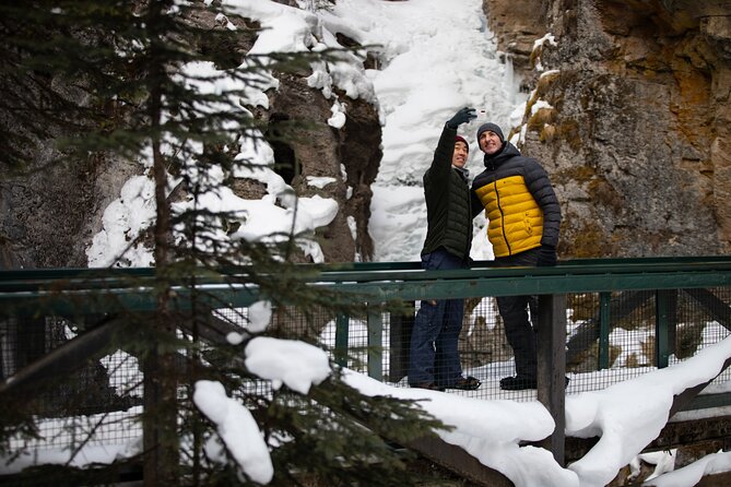 Johnston Canyon Frozen Waterfalls & Banff Backroads Wildlife Tour - Preparing for Winter Hike