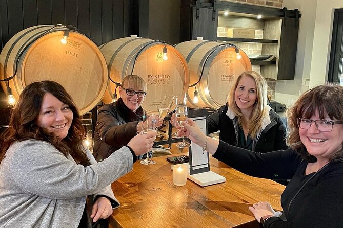 Kelowna Mystery Full Day Guided Wine Tour With 5 Wineries - Memorable Tasting Moments
