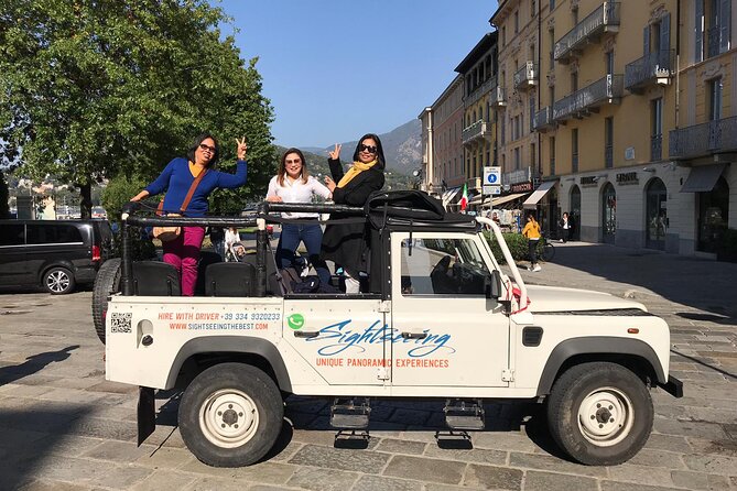 Lake Como Volta Lighthouse and Brunate Jeep Sightseeing Tour - Stunning Views of Lake Como