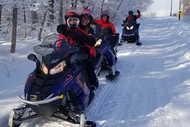 Snowmobiling Activity Rides of 1 Hour 30 - Group Size and Recommendations