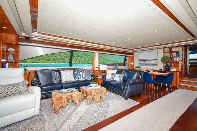 St. Thomas/St. John Private 90 Yacht Charter: JetSki, Snorkel, Paddle Board - Operated by Indulge In Charters