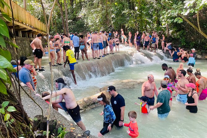 Dunns River Falls & Blue Hole Private COMBO Tour From Montego Bay - Exploring Blue Hole