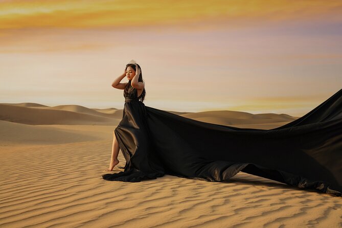 Flying Dress Photoshoot Dubai Individual or Couple Session 2HOURS - Frequently Asked Questions