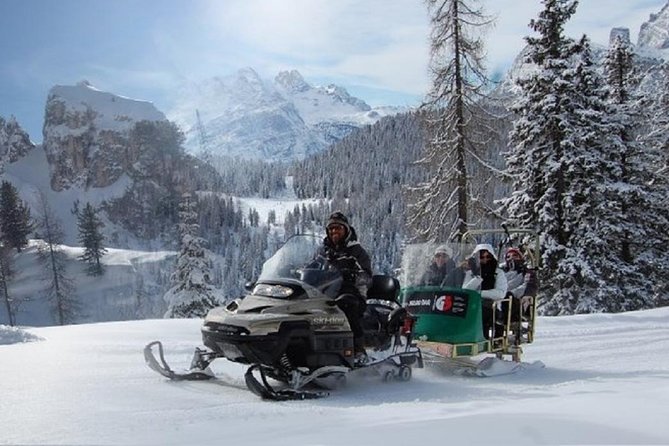 From Bolzano - Snowmobile + Sledding and The Great Dolomites Road Private Tour - Scenic Great Dolomites Road