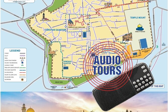 9 Languages Audio Guide For Jerusalem Old City - Good To Know