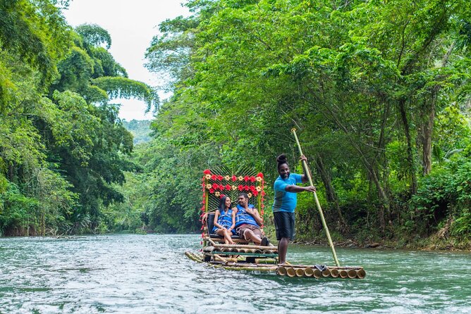 Bamboo Rafting & Limestone Foot Massage on Lethe River From Montego Bay