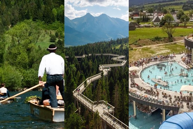 From Krakow: Dunajec Rafting, Treetop Walk & Thermal Baths - Tour Options From Krakow