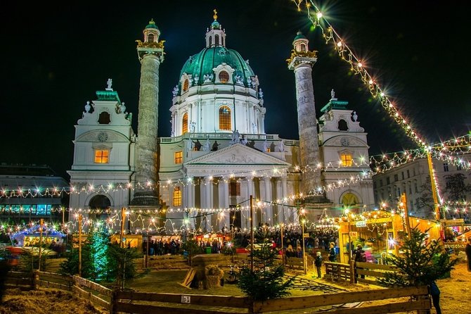 Full Day Private Vienna Christmas Market Tour From Budapest With Lunch - Key Points