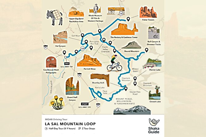 La Sal Mountain Loop Scenic Drive: Half-Day Audio Driving Private Tour
