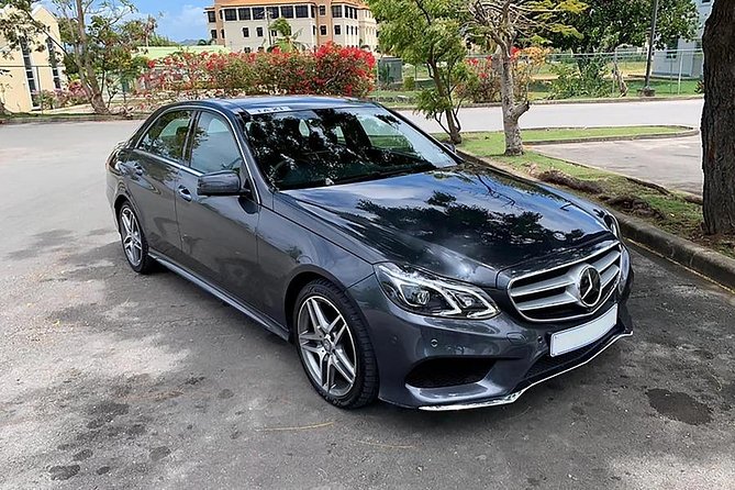 Mercedes Benz EQE Barbados Airport to the South Coast - Key Points