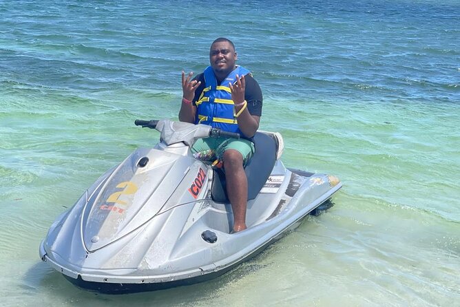 Montego Bay Blue Water Jet Ski and Local Food Hunt Activity - Overview of the Activity