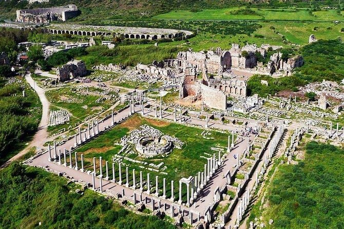 Perge Aspendos Kursunlu Waterfall Tour From Side - Key Points